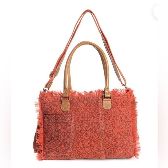 Myra Triple Fork Ranch Tote Bag - Picture 6 of 11